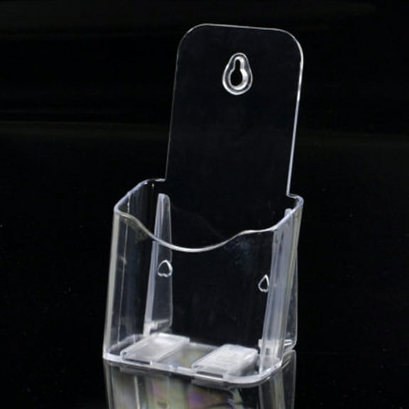 GOOHOCHY Transparent Acrylic A4 Trifold Leaflet Display Holder for Business Shop or Museum Showing Stand 2