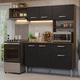 thumbnail image 2 of Cocina Integral Completa Modular Madesa Aura 196cm MN, 2 of 6