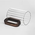 thumbnail image 3 of Tazas de vidrio con asa de madera, 325 ml (11 oz), de borosilicato transparente, ideales for té, café, leche y jugo., 3 of 3