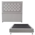 thumbnail image 1 of Box Base Cama Individual + Cabecera Mary Gris Dicasa Quantum, 1 of 8