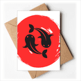 thumbnail image 1 of fish brush japan Greeting Cards You are Invited Invitations, 1 of 4