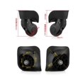 thumbnail image 4 of Hweilai 2pcs Universal Swivel Suitcase Luggage Replacement Wheels For Travel Case,Luggage Suitcase Wheels,Suitcase Replacement, 4 of 8
