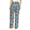 thumbnail image 3 of Naloa Cartoon Watermelon Print Women’s Ultra-Soft Comfy Pajama Lounge Pants with Pockets & Drawstring, 3 of 8