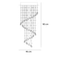 thumbnail image 2 of Colgante de cristal Serenella 014 Mil Luces LUMINARIO INTERIOR DECORATIVO SERENELLA 014, 2 of 4