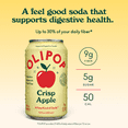 thumbnail image 2 of Olipop Prebiotic Soda Pop, Crisp Apple, High Fiber, 12 fl oz 12 Pack, 2 of 11
