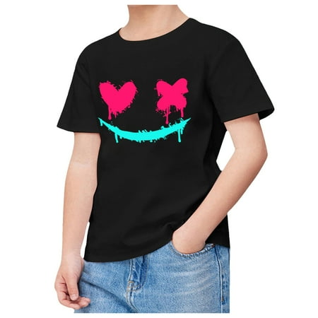 

Children s Printed Short Sleeved T Shirt Skin-Friendly Baby Boys Girls T Shirts Clothes