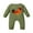 Green, variant on Newborn Boy Girl Chicken Outfits Overalls Rib Knit Romper One Piece Long Sleeve Farm Rooster Jumpsuit Bodysuit Infant Spring Fall Winter Clothes