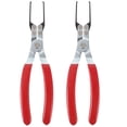 thumbnail image 1 of FRCOLOR Pinces en Acier Allié Pinces de Réparation de Voiture en Acier Allié Rouge pour Outil de Démontage avec Poignée Confortable 2 Pcs,9.06"X3.74"X0.79 Pouces, 1 of 4