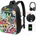 thumbnail image 3 of Dandy'S World Unisex Sports Bag, Backpack for Shopping Beautiful Work Backpack Notebook Bag for Men and Women, 3 of 6