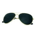 thumbnail image 5 of Gafas de sol Qarigey unisex marco de metal dorado, 5 of 5