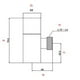 thumbnail image 4 of Llave Angular Urrea Mod 403 Cromo, 4 of 5