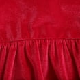 thumbnail image 4 of Baby Long Sleeve  Collar Rompers Gold Velvet Ruffle Jumpsuits, 4 of 6
