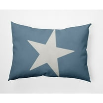 Simply Daisy 14" x 20" Big Star Nautical Indoor/Outdoor Throw Pillow