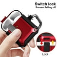 thumbnail image 3 of Duo Shield Secure Lock Designed For Apple AirPods Generation 1 & 2 With Hook, Red/Black, 3 of 7