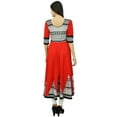 thumbnail image 4 of Bimba Women Long Flaired Kurti India Clothing Designer Kurta Boho Chic Dress, 4 of 7
