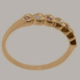 thumbnail image 4 of LBG British Made 14k Rose Gold Ring with Natural Opal & Pink Tourmaline Womens Eternity Ring - 33 size options - Size 7.25, 4 of 9