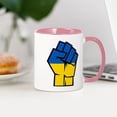 thumbnail image 3 of CafePress - Stand With Ukraine Mugs - 11 oz Ceramic Mug - Novelty Coffee Tea Cup, 3 of 4