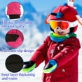 thumbnail image 3 of Warm Kids Girls Snowboarding Skating Snow Winter Windproof Ski Outdoor Gloves Kids Gloves Mittens, 3 of 7
