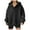 Black, variant on WILLBEST hoodies Women Fashion Solid V Neck Hooded Long Sleeve Casual Hoodie Loose Top earthbound hoodies