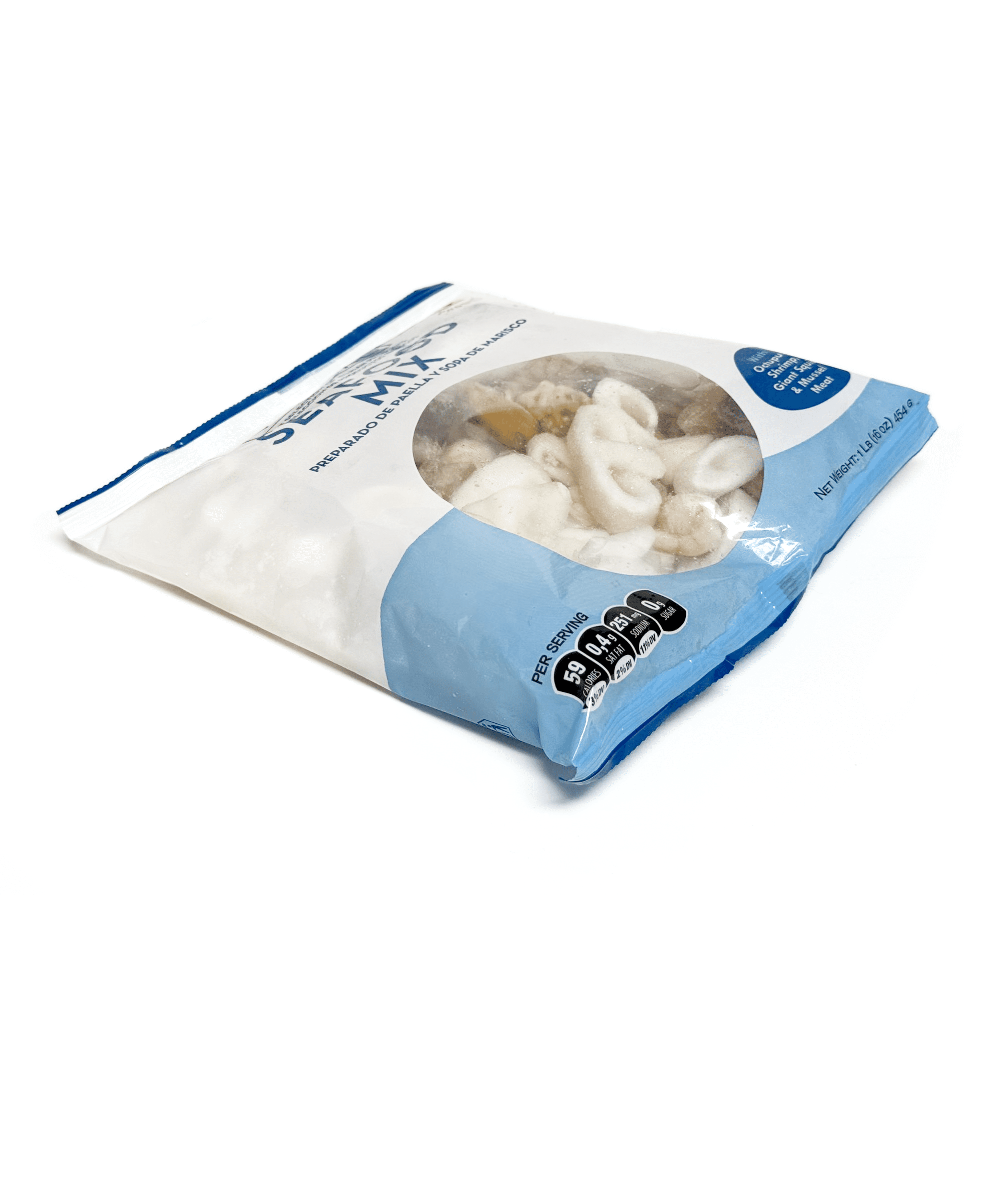 Gourmet Seafood Mix with Spanish Frozen Flavor - Box of 10 Units