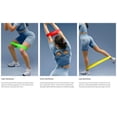thumbnail image 3 of TUHI Resistance Bands for Exercise (Set of 5) - Non-Slip Elastic Loop Workout Bands - Workout Equipment for Home, Gym, Strength, Pilates, Yoga, and Stretch - Travel Carrying Case Included, 3 of 7