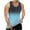 Sky Blue, variant on Aloohaidyvio George Tank Tops for Men Big and Tall,Men's Tank Tops Quick Dry Workout Swim Beach Shirts Sleeveless Shirts for Bodybuilding Gym Fitness Training