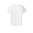 thumbnail image 4 of District Teen Unisex Juniors Electric Heather T-Shirt White Medium, 4 of 4
