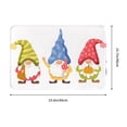 thumbnail image 3 of Fotbe Extra Durable Door Mat - Dirt Trapping Outdoor Welcome Mats - Non-Slip Outdoor Door Mats - Low Profile Front Door Mat - Indoor (16" x 24", Autumn Funny Gnomes ), 3 of 8