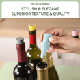 thumbnail image 6 of ROSEXIXI 8pcs Silicone Wine Stoppers, Reusable Airtight Bottle Seals for Wine, Beer, Oil and Vinegar Bottles, Leak-Proof Fresh-Keeping Stoppers for Home Bar Kitchen, 6 of 6
