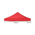 thumbnail image 3 of Po-p Up Canopy Replacement Canopy Tent Top-Cover, 6.56x6.56/8.2x8.2/9.84x9.84ft Replacement Canopy Cover For Instant Canopy Tent(without Bracket), 3 of 6
