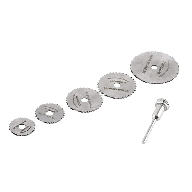 Hoja de sierra para cortar, miniherramienta rotativa HSS, disco de corte de madera, juego de corte de madera de acero, valor excepcional