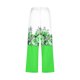 thumbnail image 2 of Pantalones Casuales de Mujer de Impresión Floral Cintura Elástica Suelta, Pantalones de Pierna Ancha Recta con Bolsillos, 2 of 5