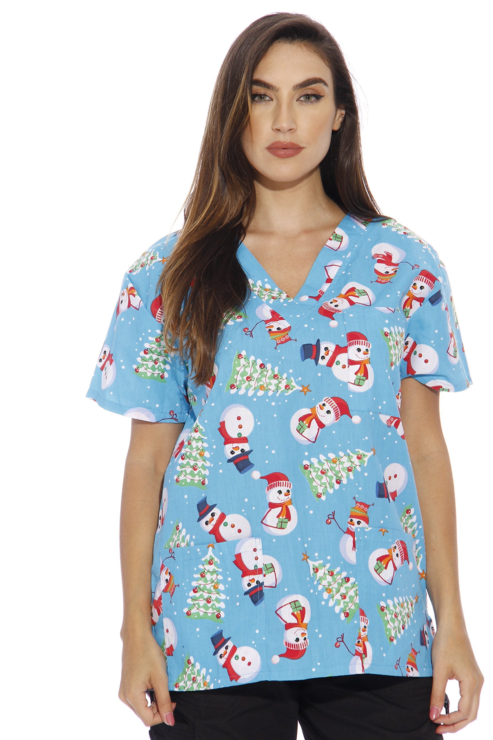 Christmas Scrub Top 