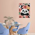 thumbnail image 2 of FCXZI Panda Bear Flowers Leaves Canvas Wall Art Home Decor 12x16 12x16in, 2 of 5