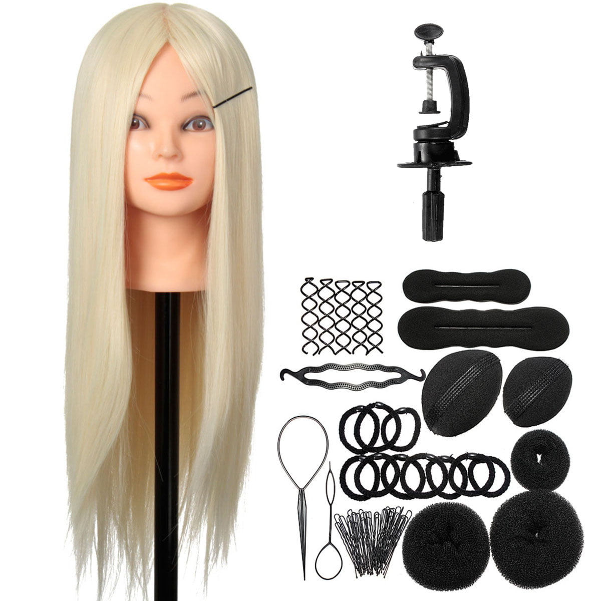 29Inch Synthetic Hair Mannequin Head For Hairstyles Hairdressing Training  Head Dummy Doll With Clamp Mannequin For Hairstyles| AliExpress | Long Hair  Training Head Model Hairdressing Clamp Stand Dummy Practice Mannequin |  