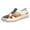 White, variant on Walking Shoes Women Hollow out Fisherman Sandals Comfortable Footbed Driving Shoes Lightweight Slip on Flat Shoes Black Size 7