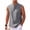 #0078-Dark Gray, variant on Men's Tank Top Solid Color Pineapple Grid Sleeveless Stand Collar Half Button Closure Casual Top Soft Lightweight Ventilated for Daily Leisure Commuting