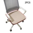 thumbnail image 1 of 2 Pcs Chaise Imperméable Carrée Tabouret de Restaurant Chaise Beige Jaune, 1 of 9