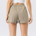 thumbnail image 5 of Itsame Summer Short Sweatpants Womens Sports Lanyard Shorts Solid Color Short Pants Khaki Size M, 5 of 7