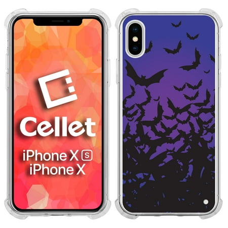 - Cellet TPU / PC Proguard Case with Halloween Theme (01) for Apple iPhone Xs & X