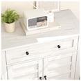 thumbnail image 2 of Bingirl Sideboard Buffet Cabinet: Farmhouse Coffee Bar Storage with Adjustable Shelves, Multi-Functional Entryway Storage Cabinet with Doors for Living Room, Kitchen, and Dining Room - White, 2 of 6
