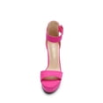thumbnail image 4 of Sandalia DREAM PAIRS Orinthia Plataforma y Tacón Alto en Gamuza Rosa, 4 of 7