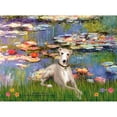 thumbnail image 2 of CafePress - Lilies & Whippet Large Mug - 11 oz Ceramic Mug - Novelty Coffee Tea Cup, 2 of 3