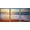 BLACK, variant on wall26 - 3 Piece Framed Canvas Wall Art - Sunset and sea - Modern Home Art Stretched and Framed Ready to Hang - 24"x36"x3 WHITE