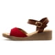 thumbnail image 2 of Sandalias para Mujer Zmexico 1360 rojo 25.5, 2 of 4