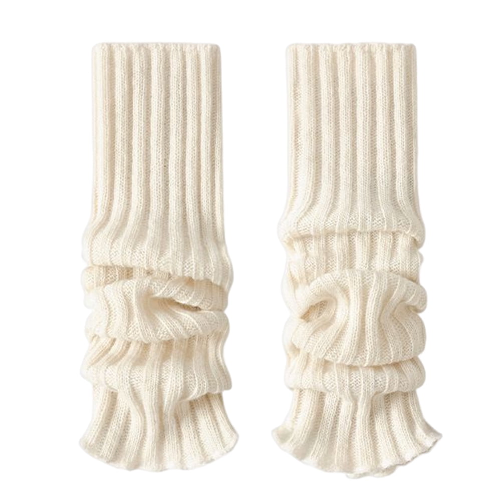 Women Ribbed Leg Warmers Wool Knit Comfortable Leg Warmers for Party ...