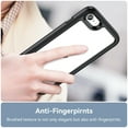 thumbnail image 5 of Feishell Clear Case for iPhone 7/8/SE 2020/SE 2022 4.7 inch,Shockproof Hybrid Soft TPU Bumper Anti-Scratch Hard Acrylic Back Transparent Slim Phone Case Cover for iPhone 7/8/SE 2020/SE 2022,Black, 5 of 7
