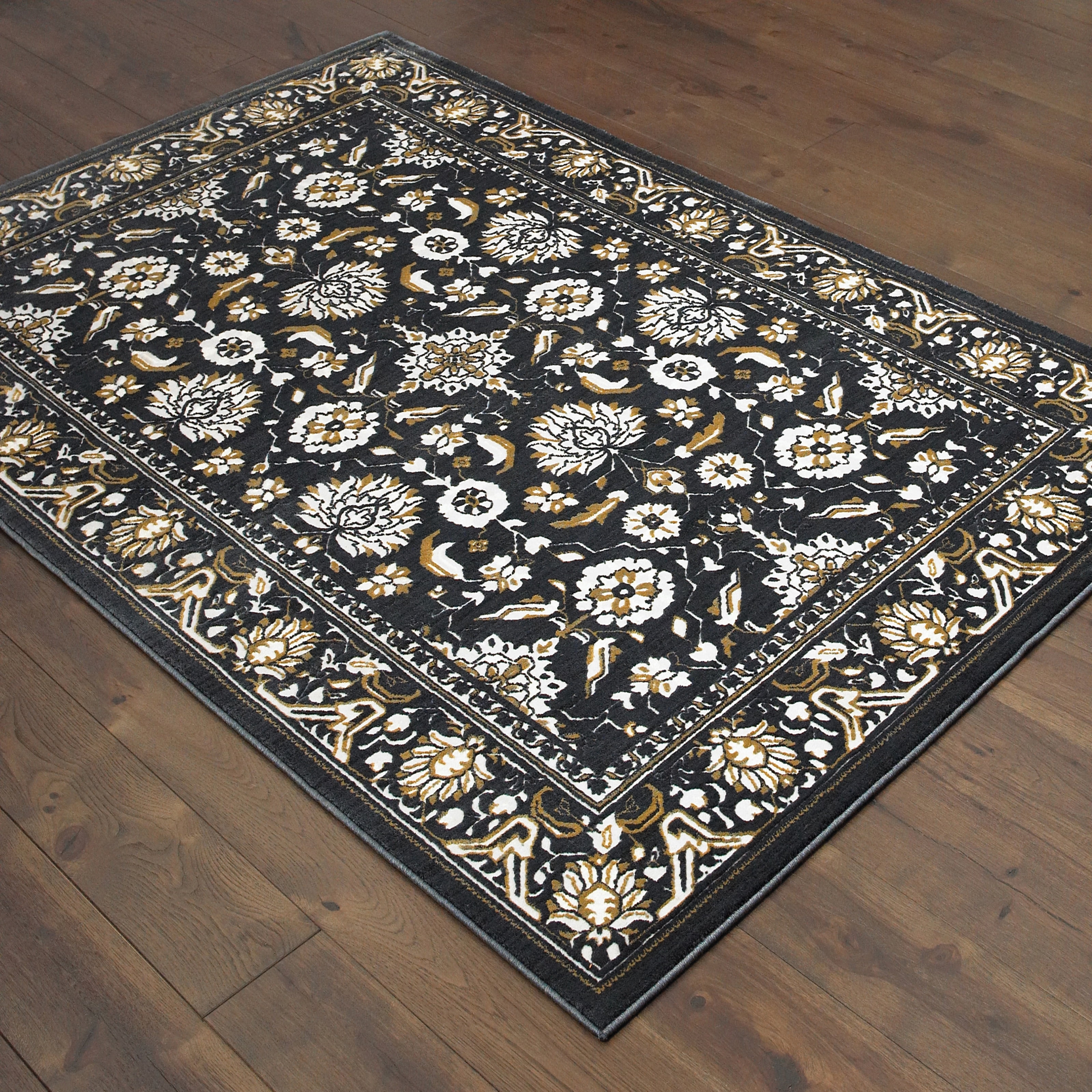 Avalon Home Brecken Hi-Low Textured Floral Traditional Area Rug or Runner, Multiple Sizes