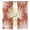 Burnt Orange, variant on Beige Palm Leaves Coastal Sheer Curtains 63 Inches Long, Summer Tropical Botanical Boho Light Filtering Window Curtains for Living Room, Rod Pocket Voile Sheer Curtain Drapes, 52"W x 63"L, 2 Panels