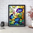 thumbnail image 3 of DIY 5D Diamond Painting Kit (for Adults) Diamond Painting "Colored Glass Flowers" Full Diamond Crystal Rhinestone Embroidery Craft Kit Home Wall Decoration Gift, 3 of 7